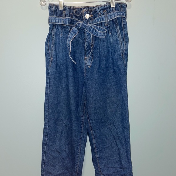 High-Waisted Blue Jean Cut Offs - Picture 1 of 4